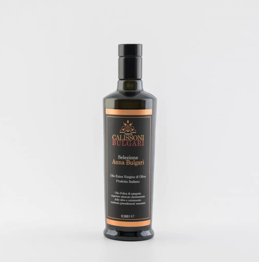 Olio Extra Vergine Di Oliva Anna Bulgari Fruttato Calissoni Bulgari 500 ml