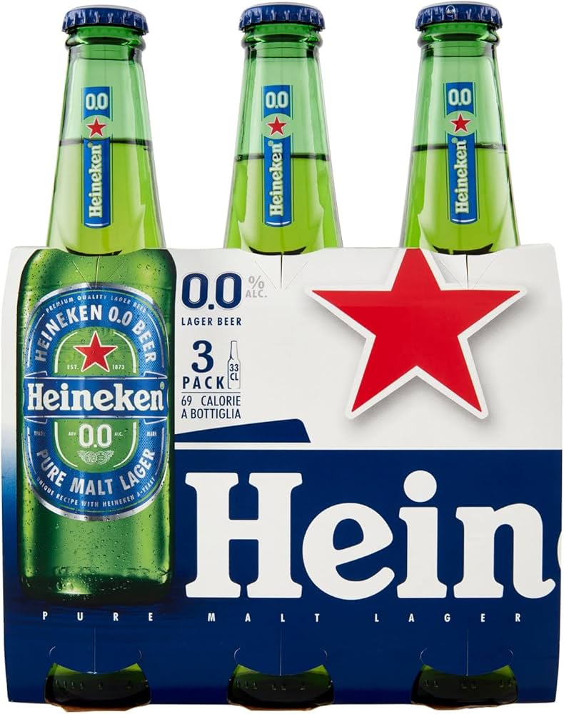 Birra Heineken 0.0% Alcool 33X3 cl